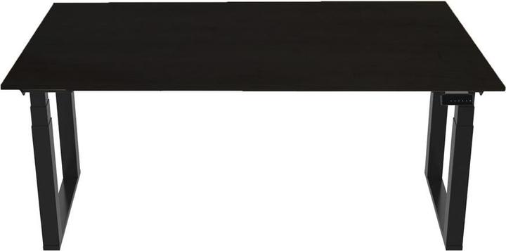 Image du produit Contini höhenverstellbarer Bürotisch 180 x 80 cm schwarz / Gestell schwarz