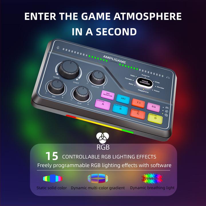 Image du produit Fifine Gaming Audio Mixer SC8