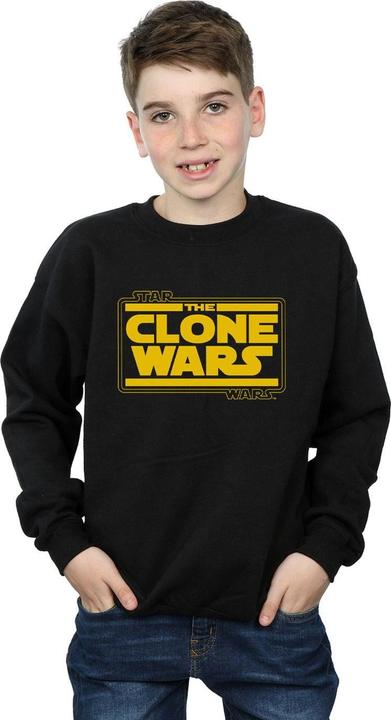 Actual product image Star Wars Boys Clone Wars Logo Sweatshirt (116)