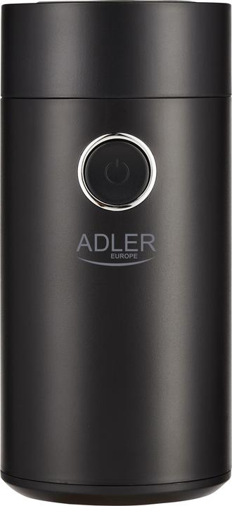 Adler Coffee grinder AD4446bs 150 W, Coffee beans capacity 75 g, Lid safety switch, Juodas (CH-Stecker)