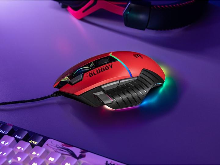 Produktbild A4Tech Mouse BLOODY W95Max USB Sports Red (Kabelgebunden)