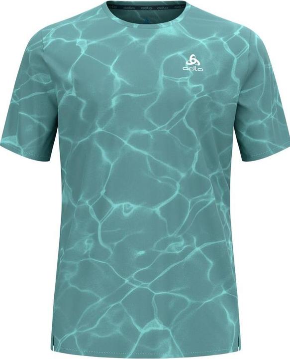 Odlo T-shirt crew neck s/s ZEROWEIGHT CHILL-TEC PRINT (L)