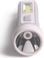 Produktbild ProPlus Taschenlampe 1W LED + 1W COB wiederaufladbar grau