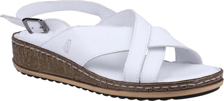 Immagine prodotto Hush Puppies Sandalo Elena con zeppa in pelle (40)