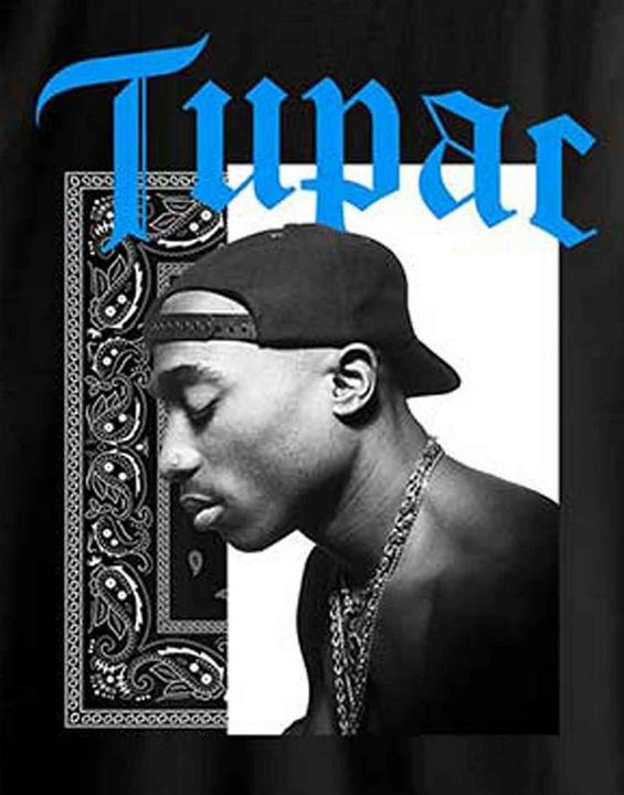 Image du produit Tupac Shakur Unisexe Adulte Seul Dieu peut me juger T-shirt (XXL)