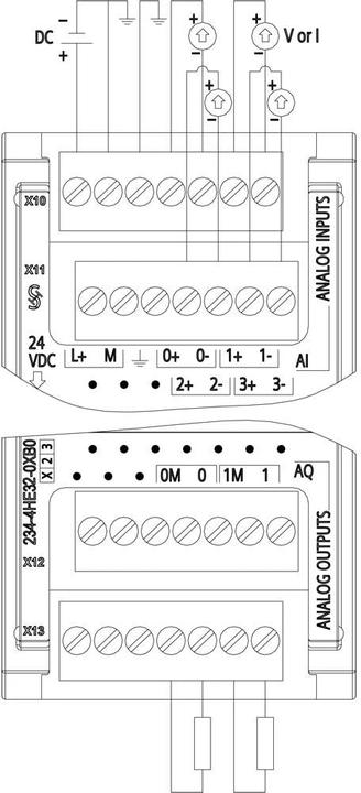 Productafbeelding Siemens ANALOGE I/O SM 1234, 4AI/2AO