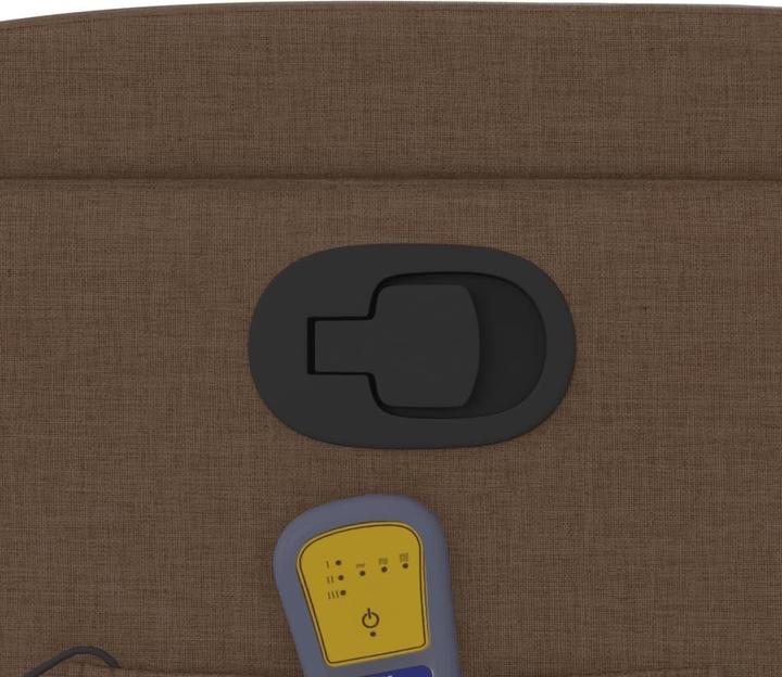 Image du produit VidaXL Fauteuil de massage Marron Tissu,Couleur : Marron,Matériau : Tissu (100