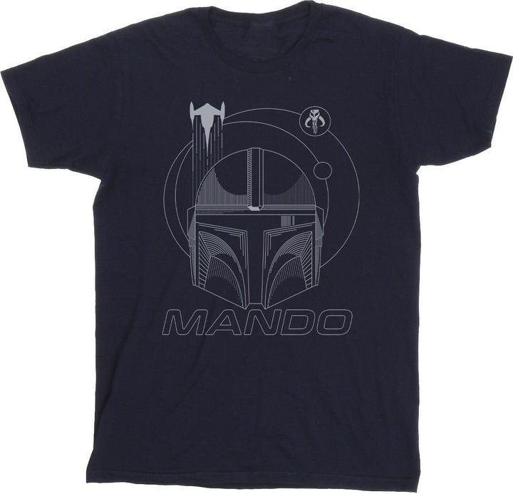 Produktbild Star Wars The Mandalorian Rings Helmet TShirt (XXL)