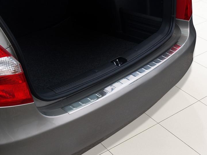 Actual product image Avisa Stainless steel bumper protection for Skoda Fabia estate from 2007 to 2014 (Rear)