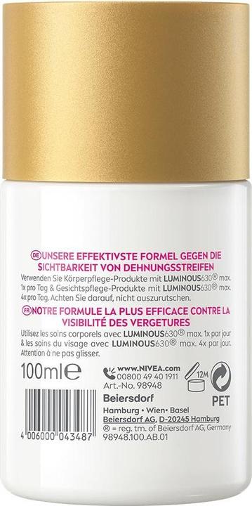 Immagine prodotto NIVEA Siero Olio Corpo Luminoso Anti-Smagliature (Olio corpo, 100 ml)