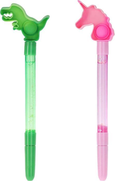 Image du produit Figure au stylo à bille avec Pop It et paillettes (1 x)