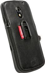Immagine prodotto Krusell Classic - Custodia per cellulare - in pelle - grigio, nero - per Samsung Galaxy Nexus (Samsung Galaxy Nexus)