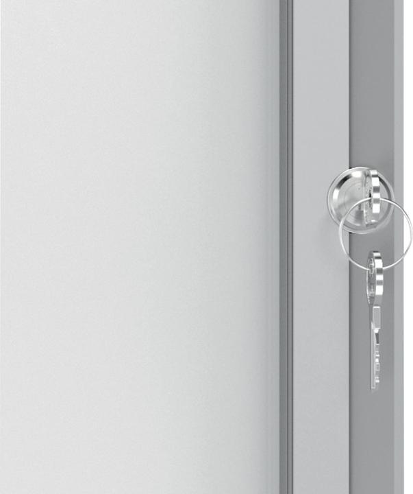 Actual product image Nobo Showcase with hinged door