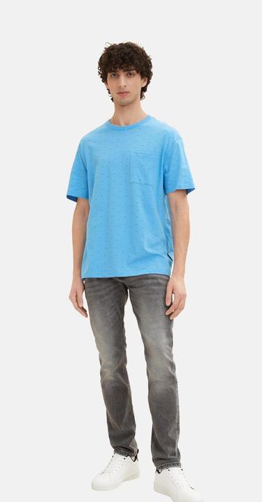 Actual product image Tom Tailor T-Shirt Kurzarmshirt gepunktet mit Brusttasche (XL)
