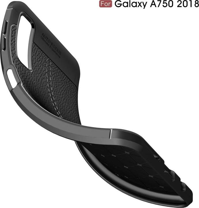 Produktbild Screenguard Samsung Galaxy A7 2018 Hülle Leather Design TPU Cover (Samsung Galaxy A7 (2018))