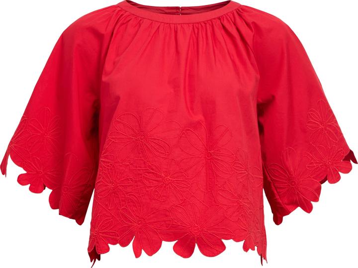 Object Stickerei Crop Top