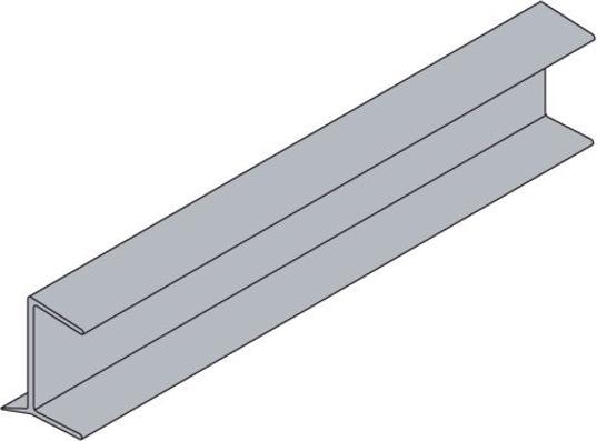 Produktbild Hettich Abdichtprofil 2000 mm fr 16mm Sockel, transparent (1 Stk.)