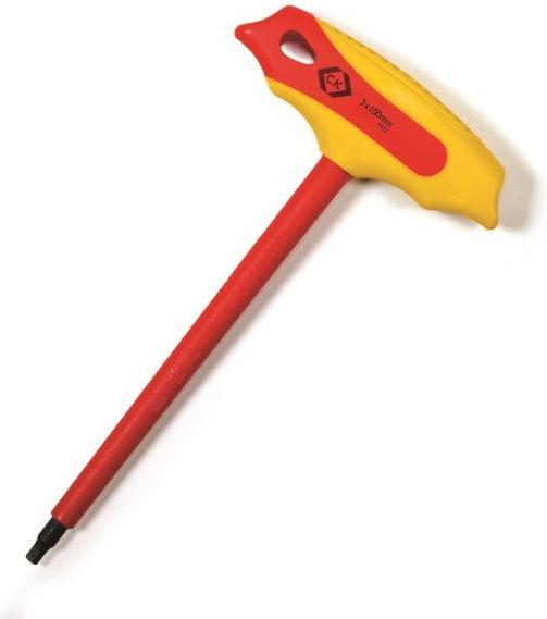 Produktbild C.K Magma Sechskantschlüssel Set Sechskantstiftschlüsselsatz mit T Griff, VDE, 5 teilig