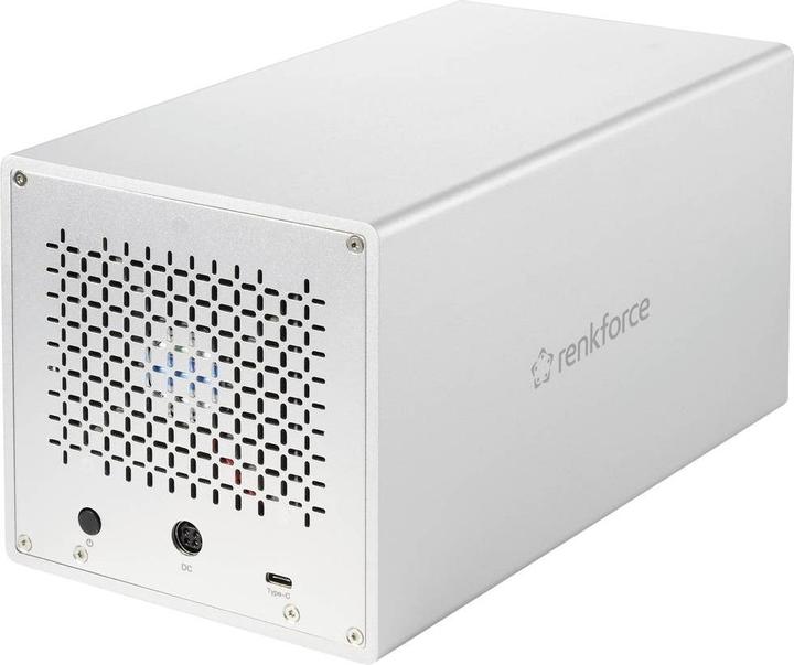 Productafbeelding Renkforce RF-5587610 SATA harde schijf behuizing 2,5 inch, 3,5 inch USB-C® 5Gbps (2.5", 3.5")