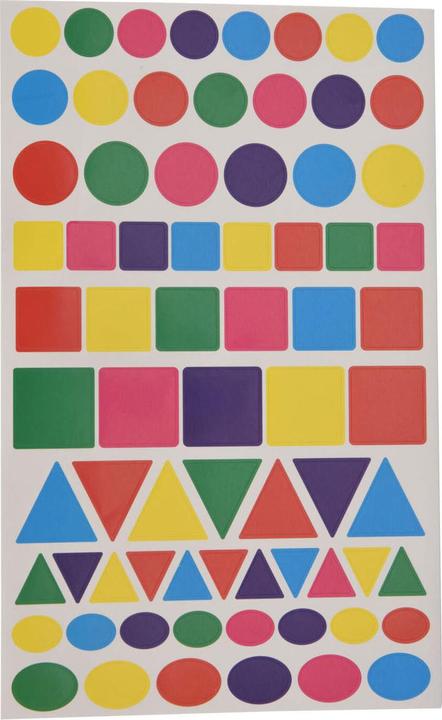 Immagine prodotto Adesivi con forme geometriche, 288 pezzi.