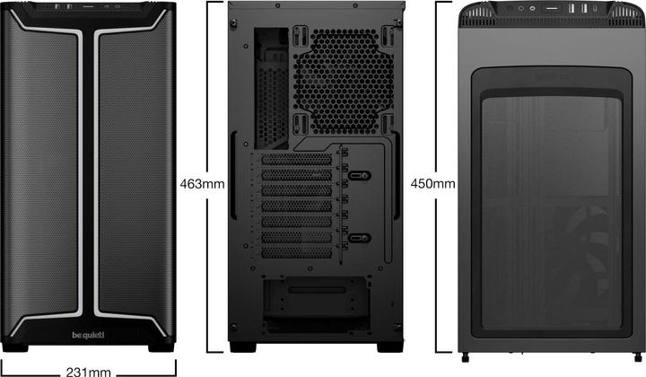 Actual product image be quiet! Pure Base 501 DX (mATX, ATX, Mini-ATX)