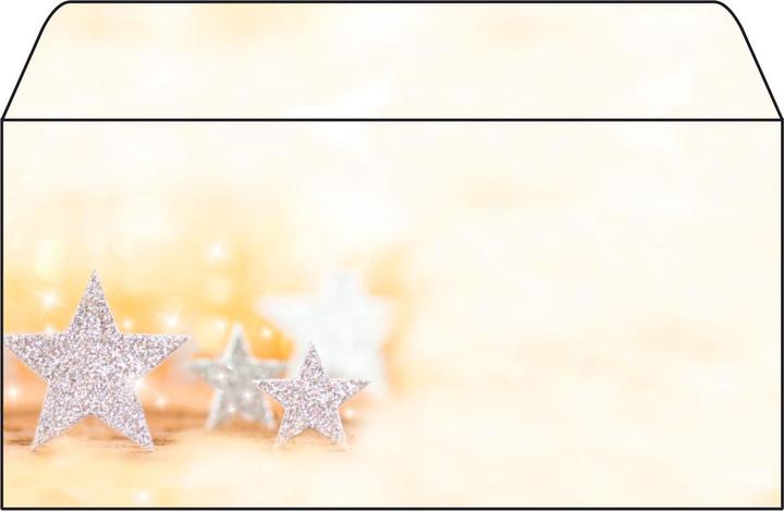 Glitter Stars (110 x 220 mm, 50 x)