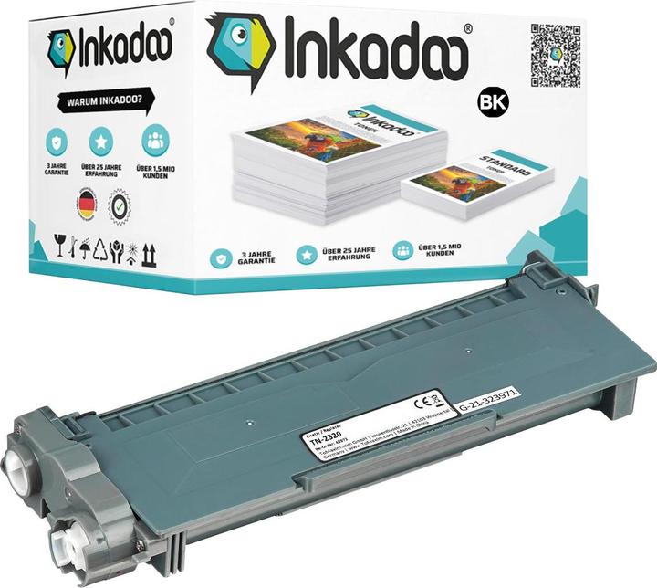 Immagine prodotto Inkadoo Toner compatibile per Brother HL-L 2340 DW circa 2.600 pagine