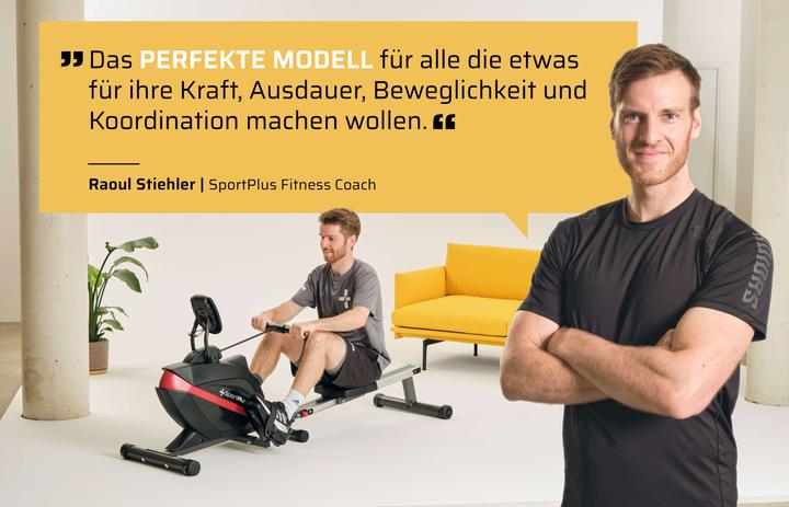 Actual product image Sportplus Rowing machine