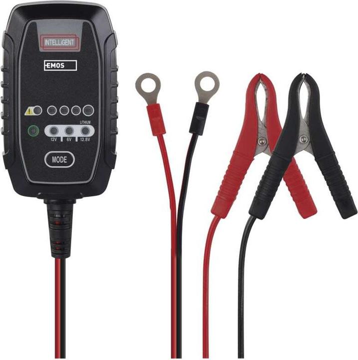 Image du produit Emos Chargeur de batterie de voiture /12V 0,8A (12V, 6V, 0.80 A)