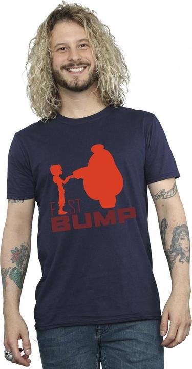 Immagine prodotto Disney Big Hero 6 Baymax Fist Bump Cutout Maglietta Uomo (L)