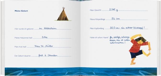 Actual product image Die kleine Raupe Nimmersatt - Mein Babyalbum - Blau