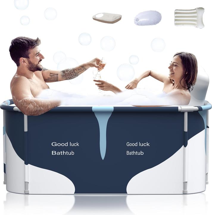Kiseely Faltbare Badewanne (134.60 cm)