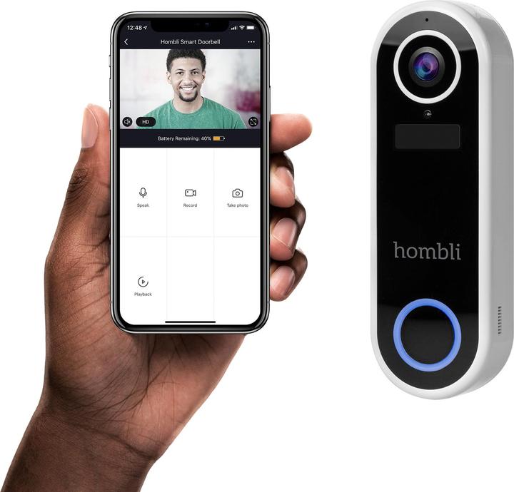 Actual product image Hombli smart doorbell (Wi-Fi)