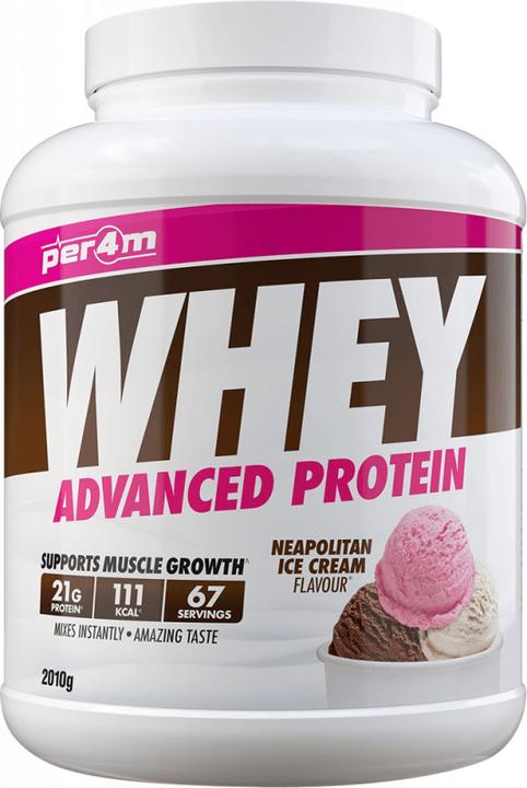 Image du produit Per4m Protéine Whey avancée (Crème glacée napolitaine, 1 pcs, 2010 g)