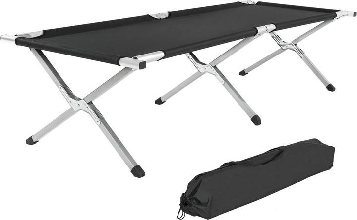 Actual product image tectake Camp bed