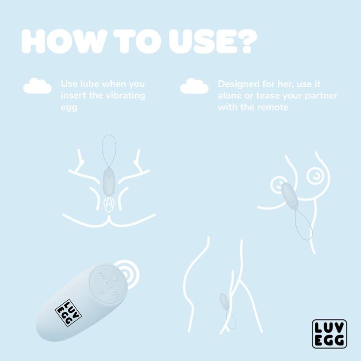 Actual product image Luv Egg Vibration egg