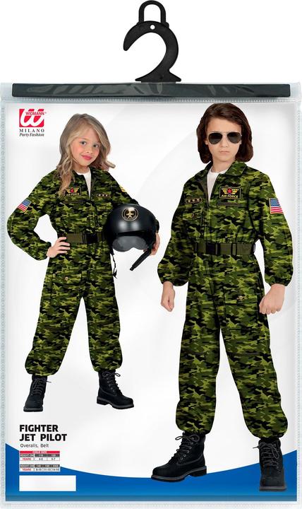 Actual product image Widmann Kampfjet Pilot (134, 140)