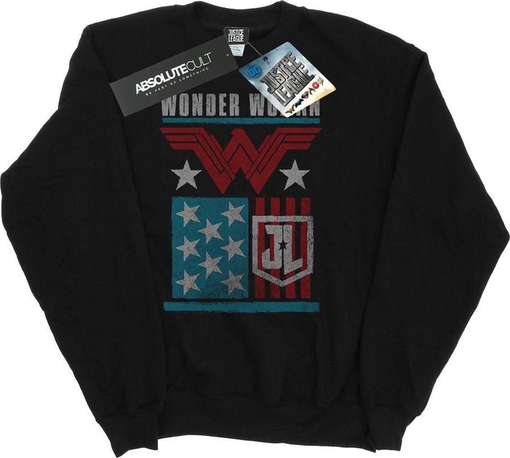 Produktbild Justice League Movie Wonder Woman Flag Sweatshirt (M)