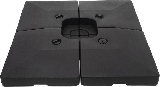 Produktbild Swisshandel24 Sonnenschirmständer, Ampelschirmständer Marktschirmständer für Bodenkreuz, befüllbar 124kg