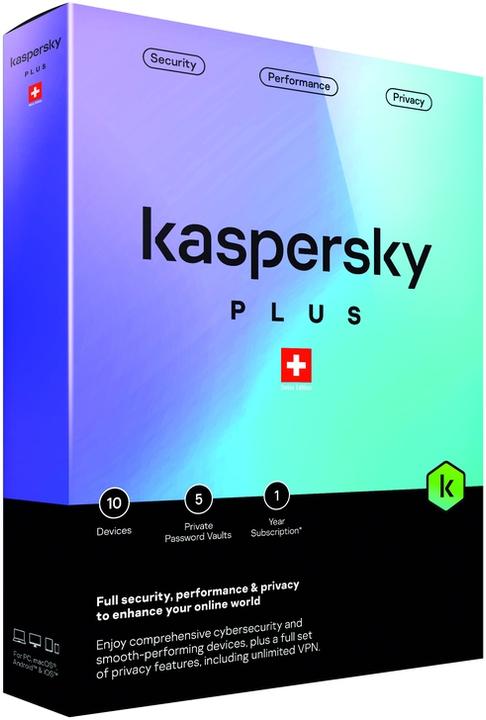 Kaspersky Plus (10 PC) (10 User, 12 Monate)