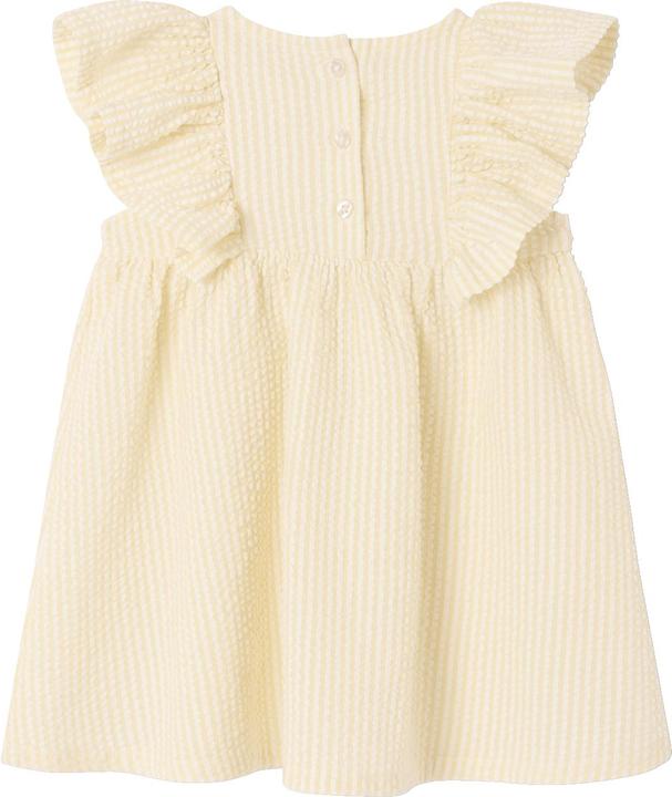 Vertbaudet Mädchen Baby Kleid aus Seersucker