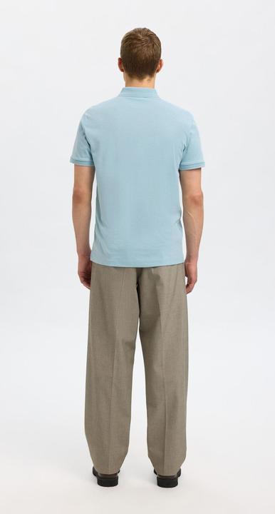 Actual product image Selected Homme Slhfave Zip Ss Polo Noos (S)