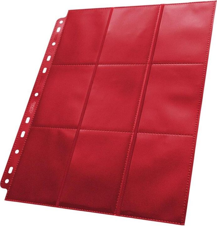 Image du produit Ultimate Guard UGD010485 - 18-Pocket Side-Loading Pages (50), rouge