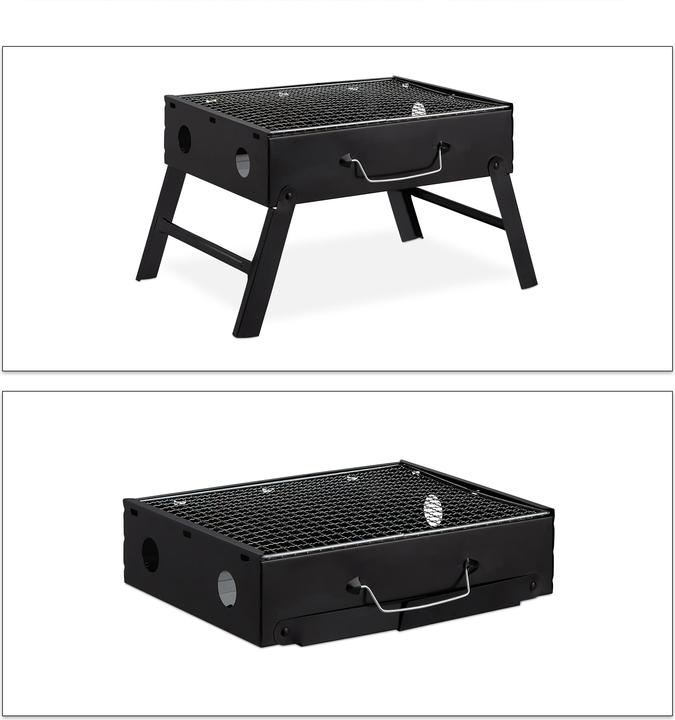 Actual product image Relaxdays Case grill for camping and picnic (42.50 cm)