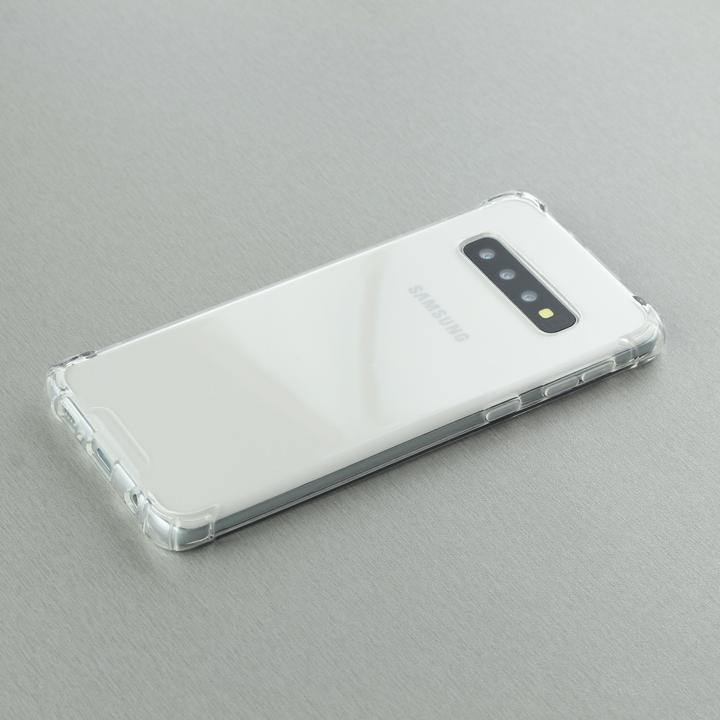Produktbild PhoneLook Hülle Gummi Gel Bumper mit extra Schutz für Ecken Antischock (Samsung Galaxy S10+)