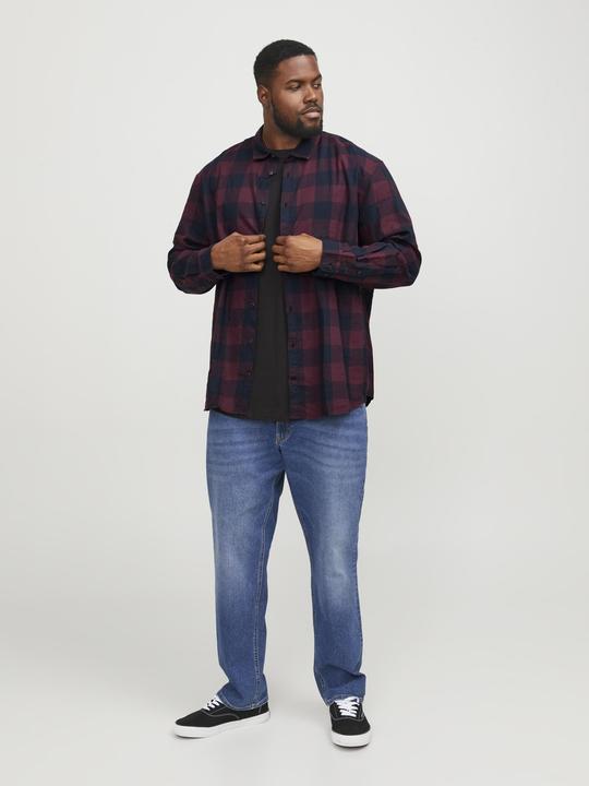 Actual product image Jack & Jones Check plus size shirt (6XL)
