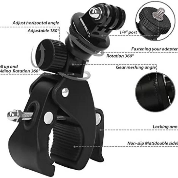 Immagine prodotto Hurtel Il supporto per videocamera sportiva ruota di 360 gradi