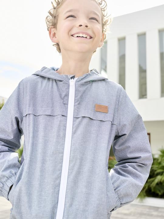 Produktbild Vertbaudet Jungen Jacke aus Chambray mit Kapuze (110)