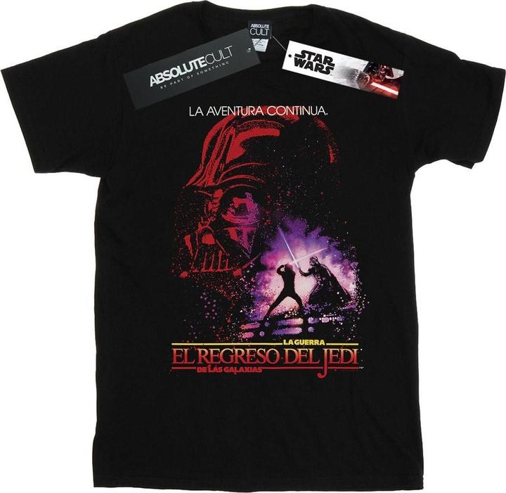 Immagine prodotto Star Wars Return Of The Jedi Spanish Poster Maglietta Uomo (XL)