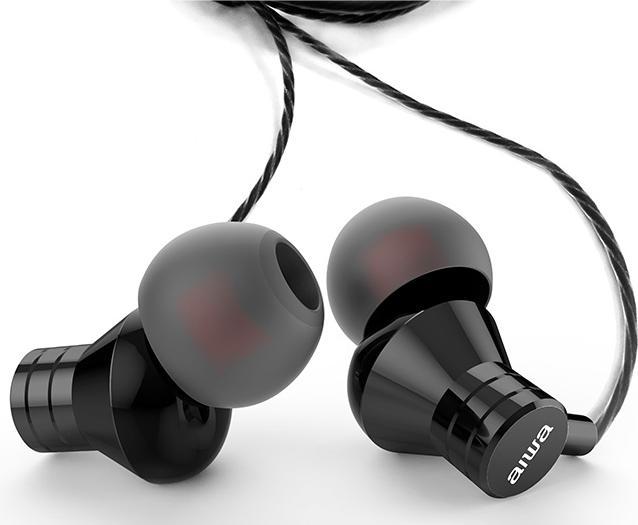 Actual product image Aiwa Headphones USB-C Estm-50 Black (Cable)